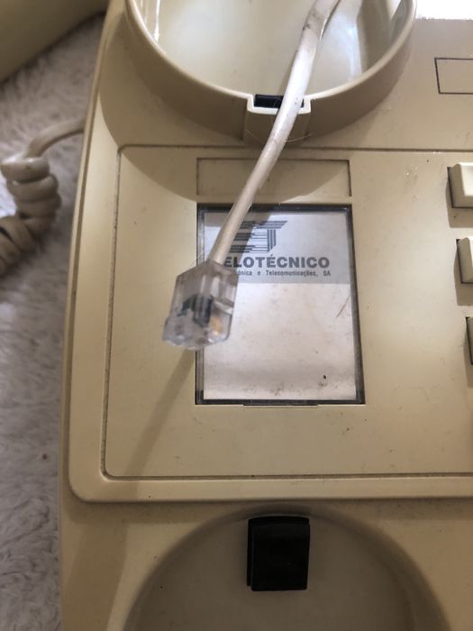 Telefone de teclas analogico anos 90 seculo XX