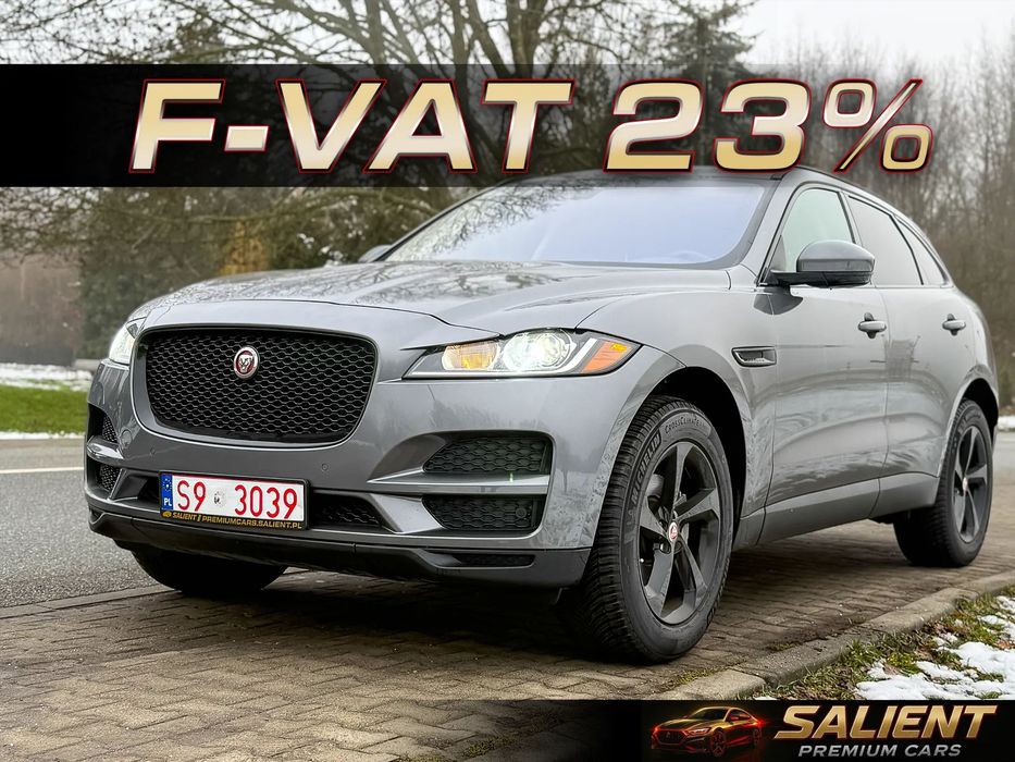 Jaguar F-Pace Zadbany, bezkolizyjny, bogate wyposażenie, FVAT 23% (80.500 netto)!