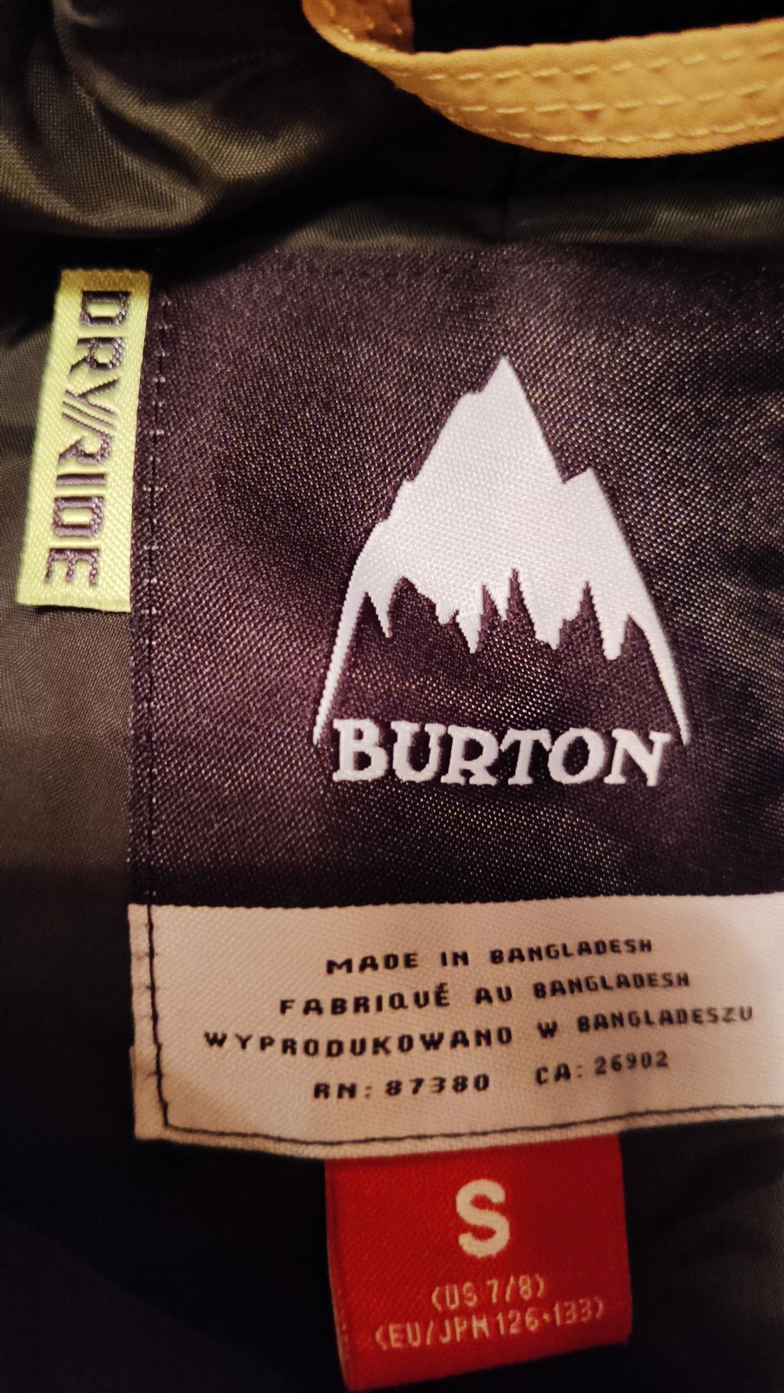 Spodnie snowboardowe / narciarskie Burton r S