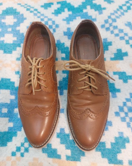 ASOS MAI Leather Brogues. Жіночі броги.