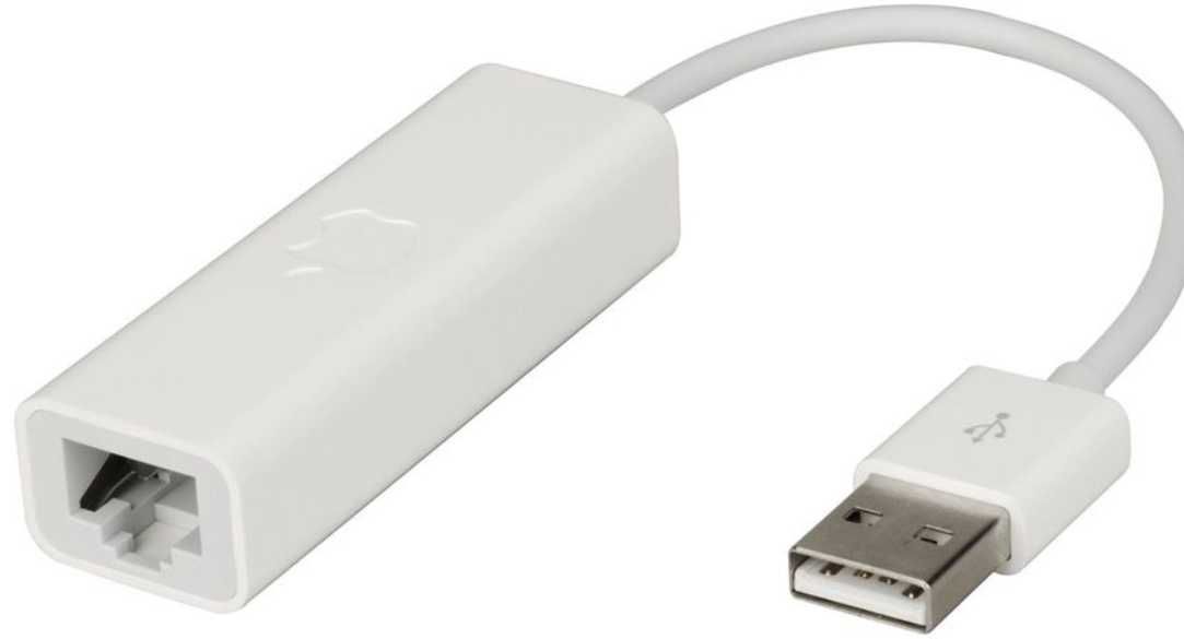 Apple переходник адаптер A1277 USB to RJ45 adapter 100мГб США