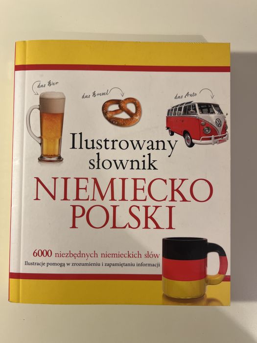 Książka do języka niemieckiego ilustrowany słownik niemiecko polski