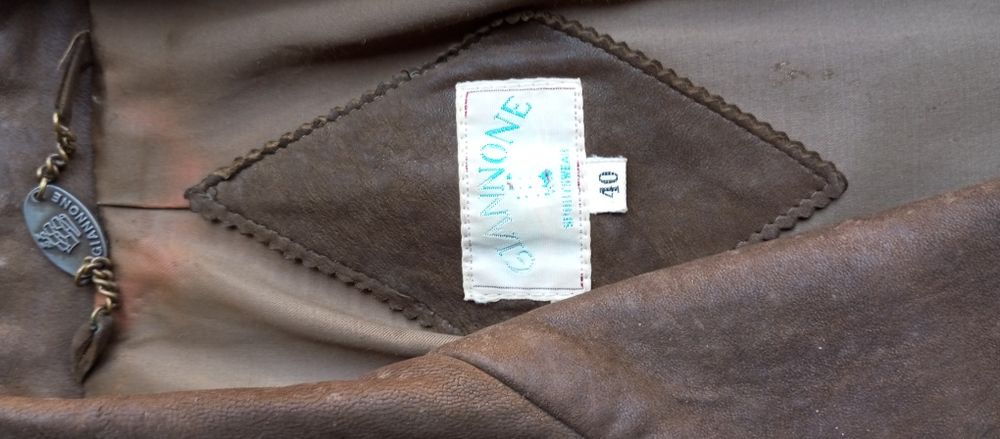 Casaco em pele Giannoni