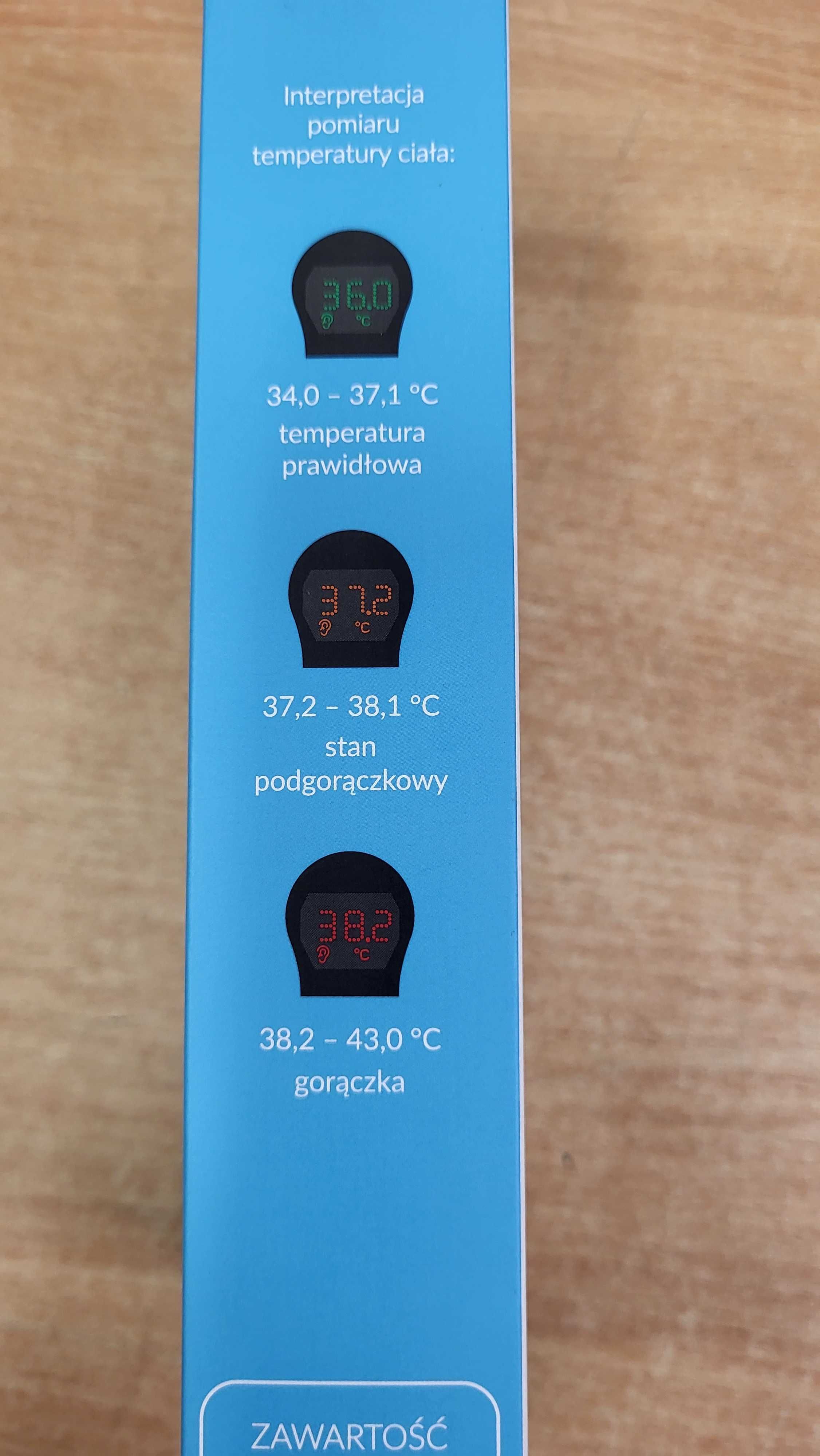 Controly Infrascan, termometr elektroniczny do ucha i czoła Nowy