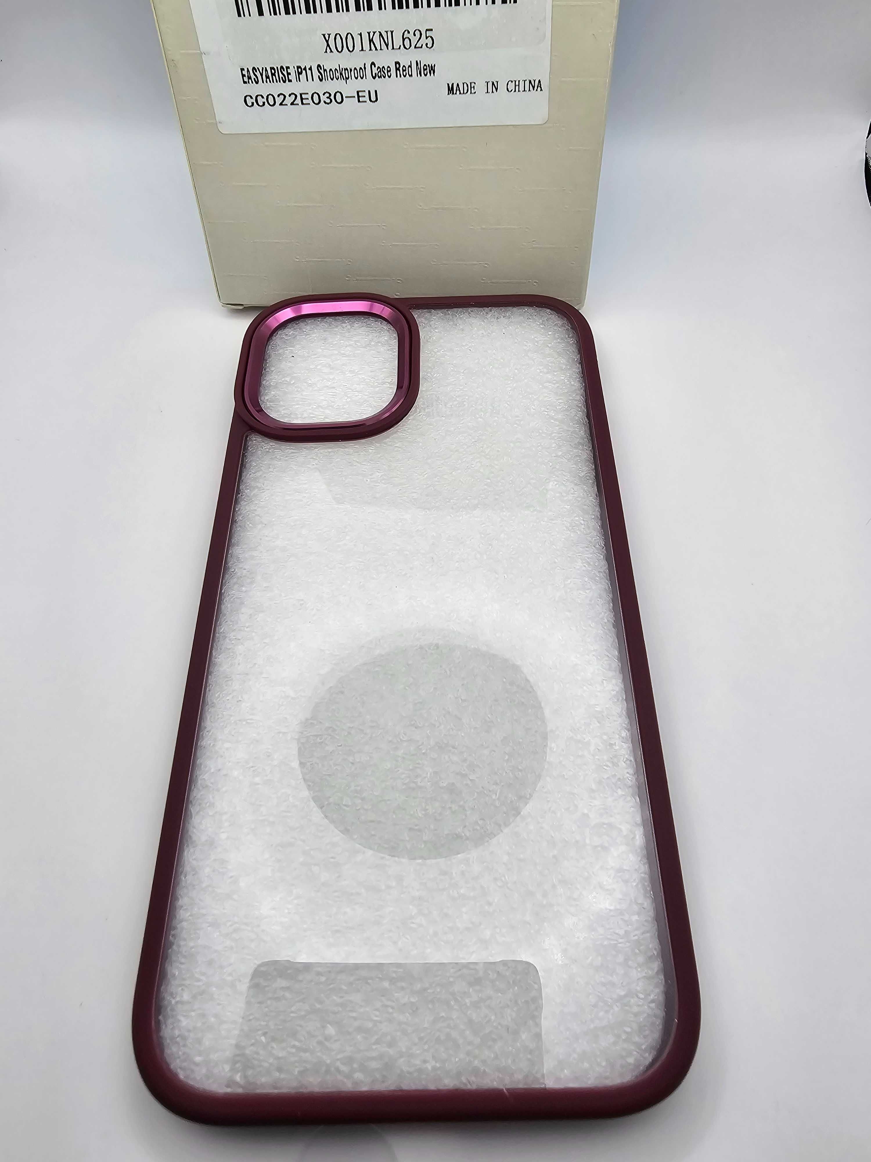 Etui Hybrydowe do iPhone 11 Bordowy plecki iphone 11 obudowa pokrowiec