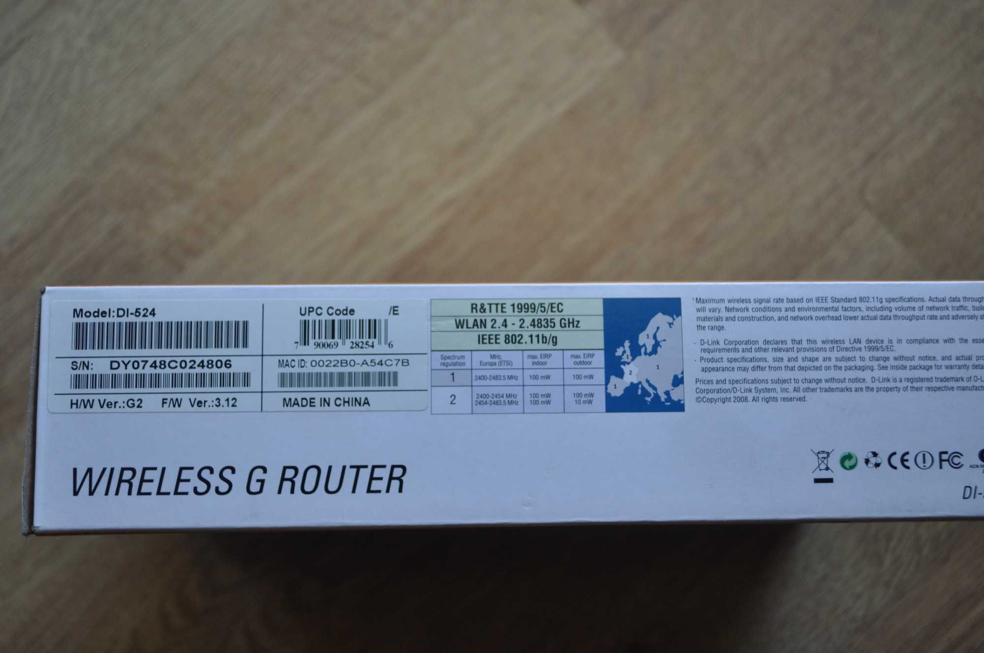 Router D-Link. Stacjonarny bardzo mocny sygnał WiFi. Nie na SIM.