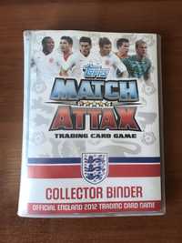 Альбом с коллекционными карточками Match Attax (304 шт), Англия.