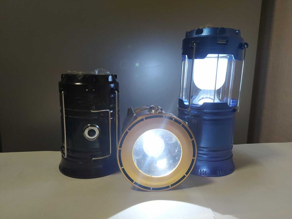 Фонарь с солнечной батареей и возможностью зарядки от сети 220В
