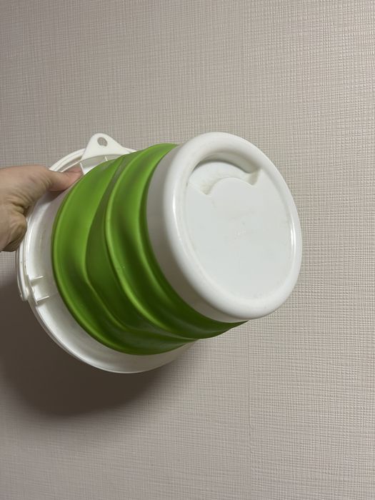 Ведро силіконове складене