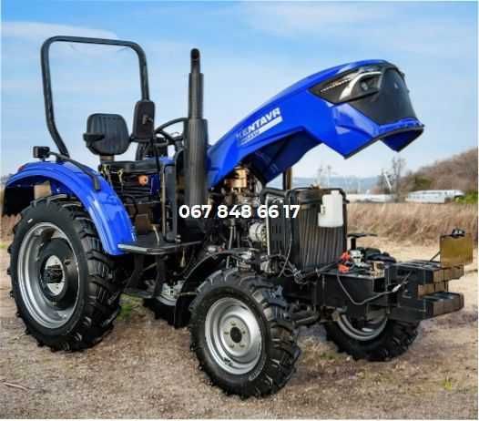 Трактор KENTAVR F404XU Примусова гідравліка Рівна підлога Колеса на 28