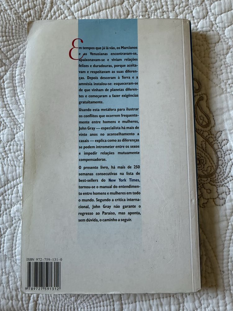 Livro Os Homens São de Marte As mulheres são de Vénus - John Gray