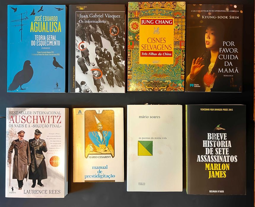 34 livros como novos, variados autores. Apenas 175,00€!