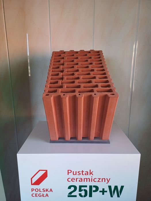 Pustak ceramiczny Keram porotherm max caramika 
Zastosowanie:
Ściany m