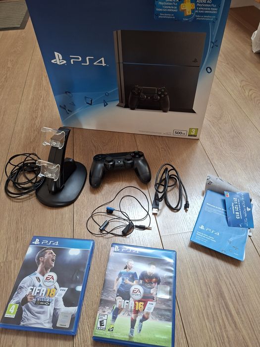 Acessórios ps4 + jogos