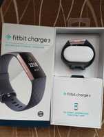 Smartwatch opaska fitness Fitbit Charge 3 różowe złoto Bransoletka