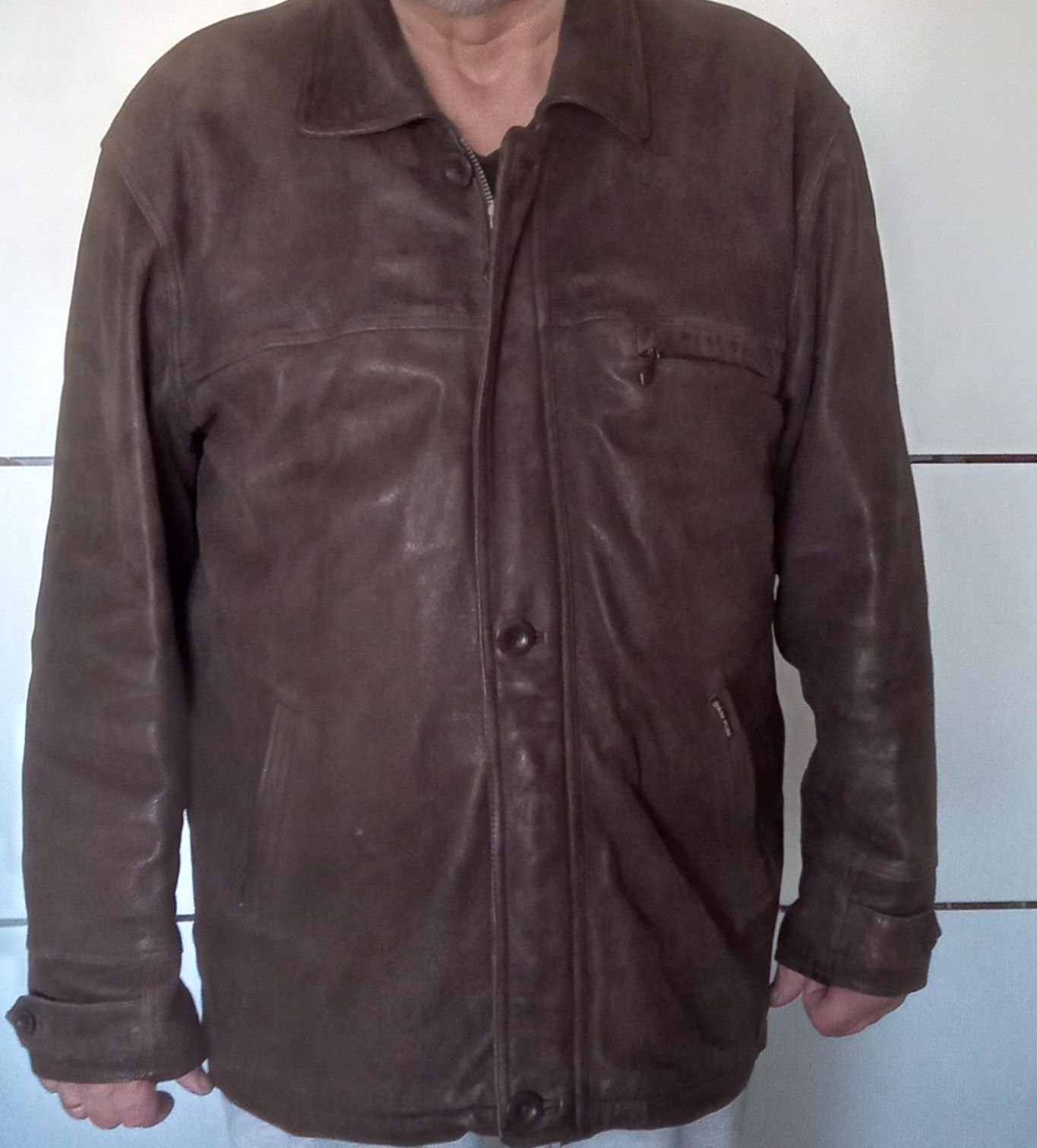 Куртка натуральная кожа 54-56р.(5 XL)