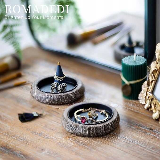 Romadedi Drewniany świecznik zestaw 20 świeczników