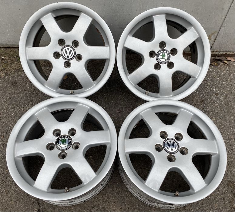 5/100 r15 комплект дисків Skoda Fabia, Octavia, VW Polo, Bora, Golf