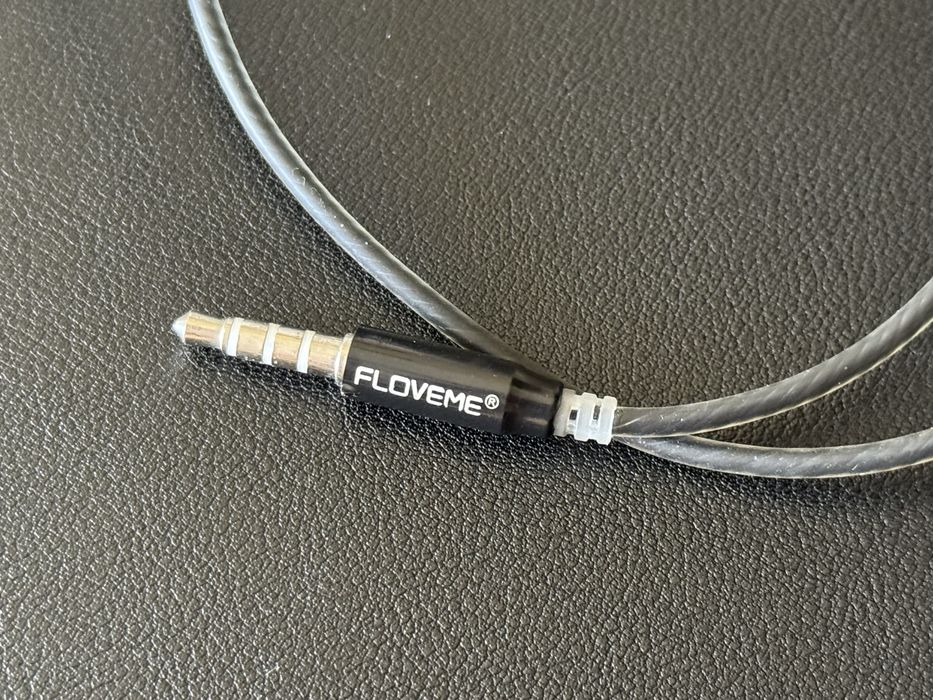 Słuchawki Floveme dokanałowe z mikrofonem przewodowe mini jack 3.5mm