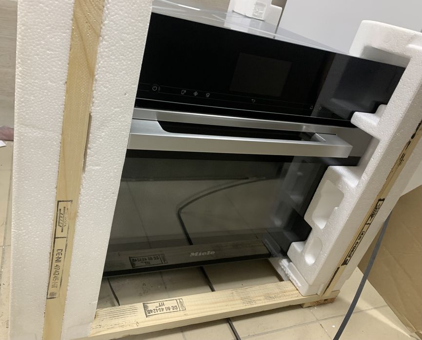 Духовка з СВЧ Miele H 7640 BM EDST/CLST  CleanSteel