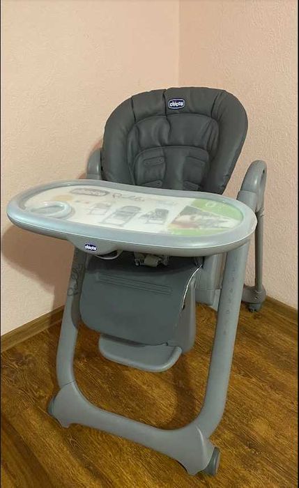 Стільчик для годування Chicco Polly Magic Relax сірий