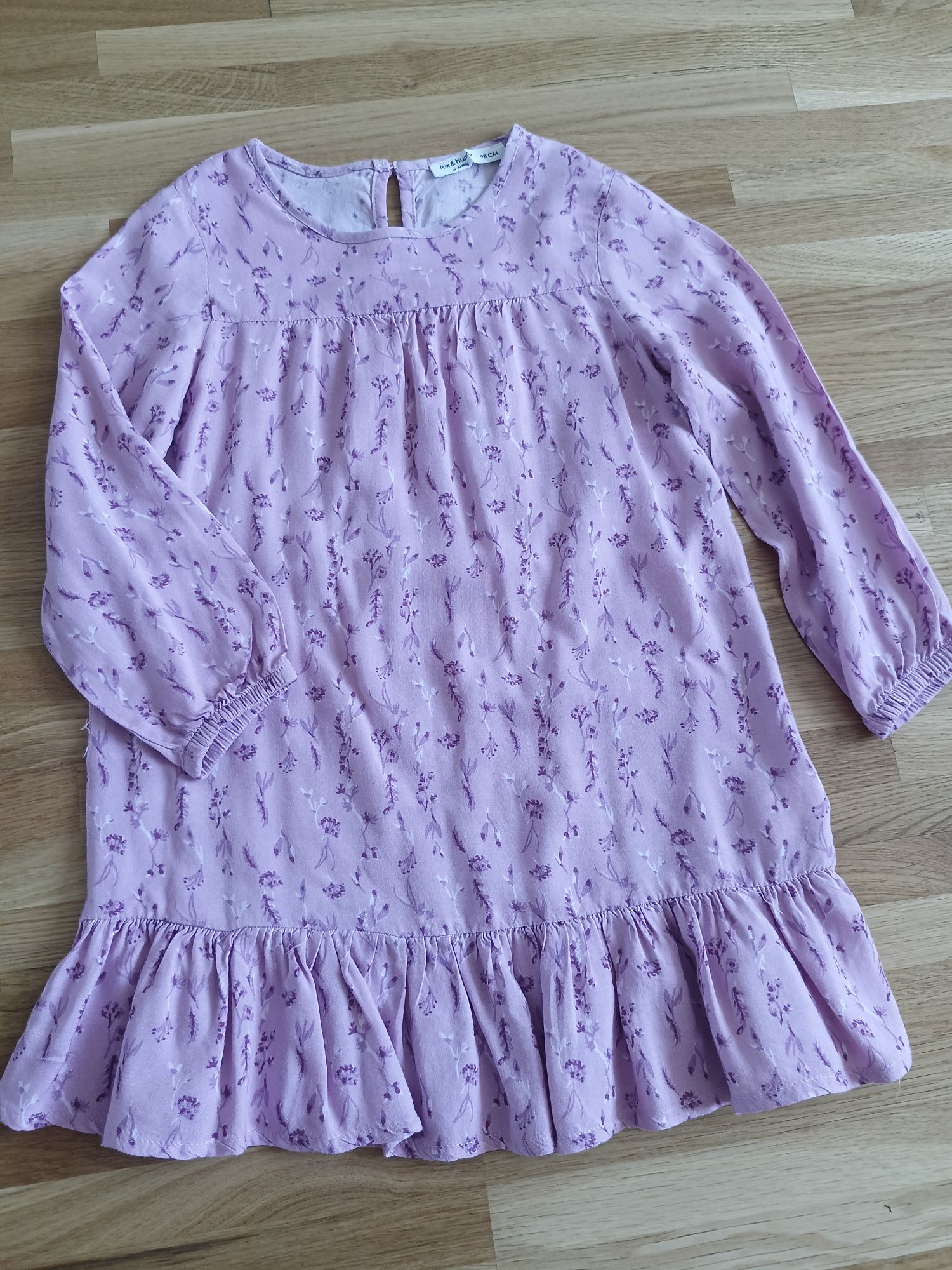 Zestaw -sukienki , tuniczka, bluza welurowa r. 98