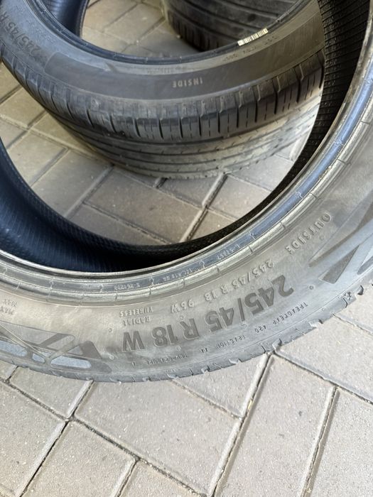 Opony letnie 4 sztuki continental ecocontact