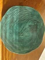 Patera ceramika 32cm z motywem konia