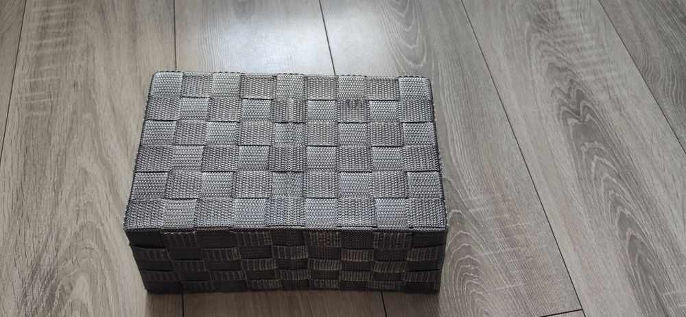 Koszyk organizer szary nowy