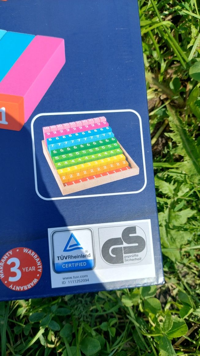 Klocki edukacyjne Playtive – Rainbow Counting Blocks
