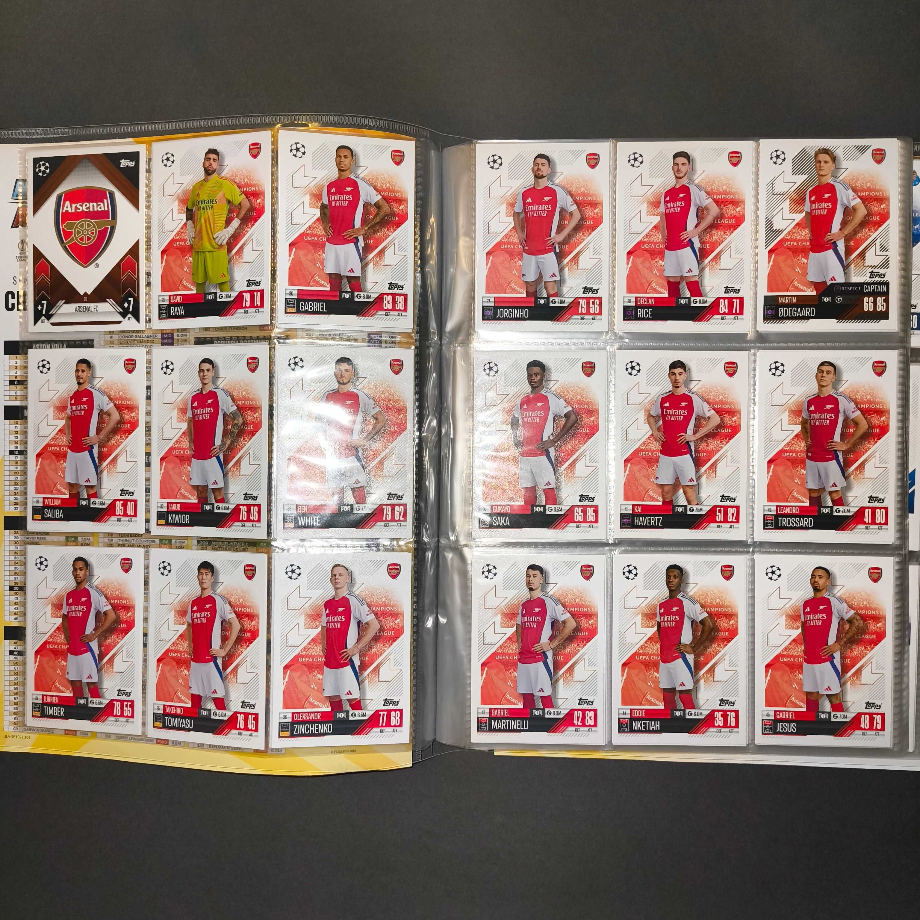 Coleção Topps Match Attax 24/25