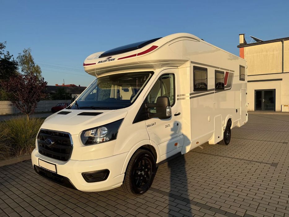 Roller Team 284 TL camper 5-osób salon Polska jak nowy!  2xKLIMA, Automat półintegr salon Polska Gwarancja 10 lat,zimowy!Solar