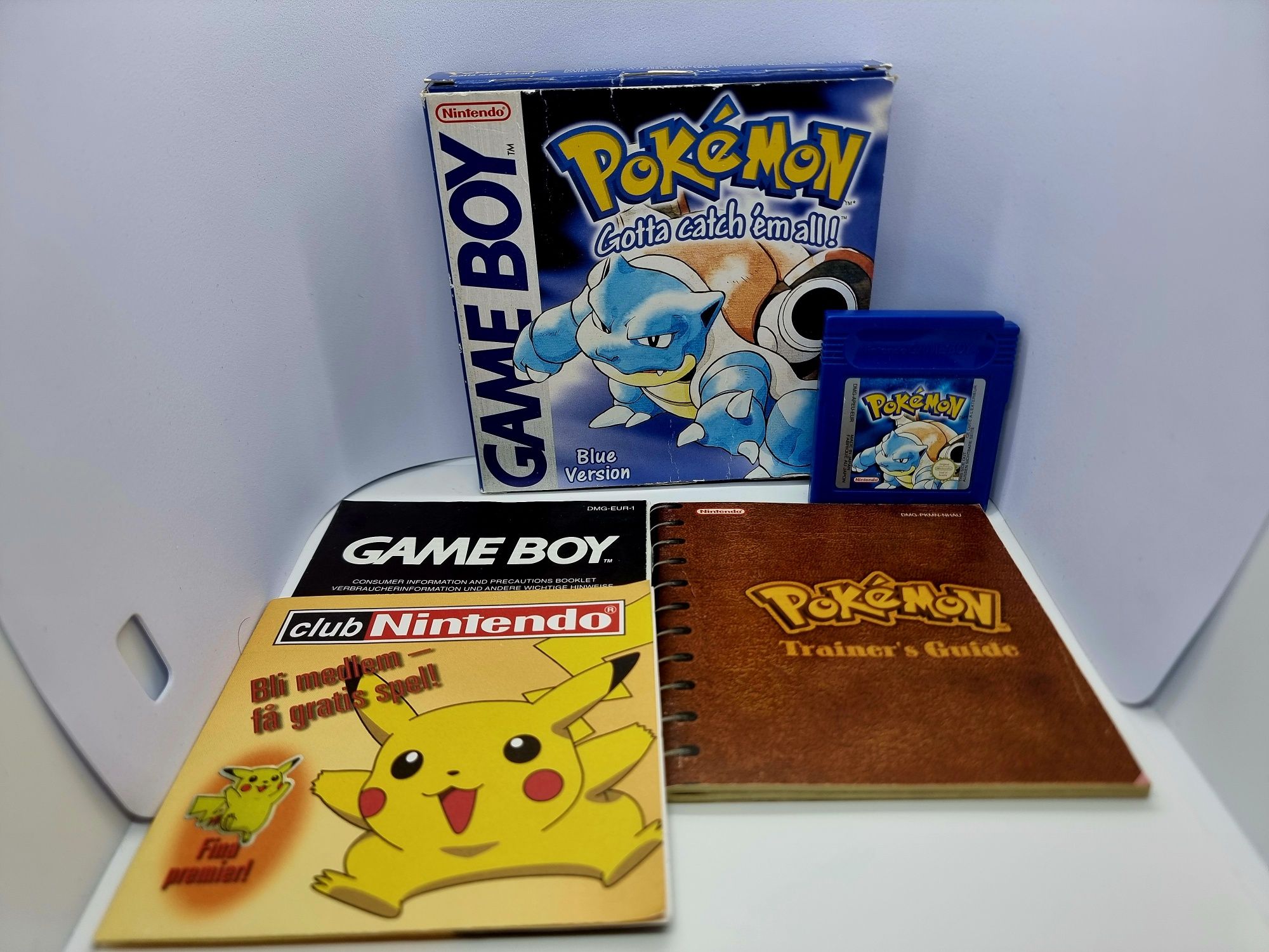 Pokemon Blue komplet box eng - Nintendo Gameboy