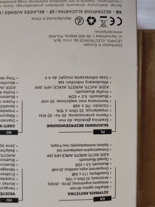 Słuchawki bezprzewodowe Kruger&Matz