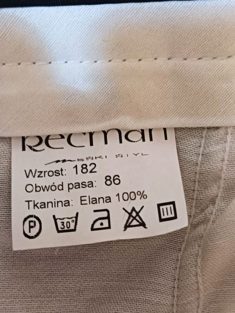 31. Spodnie męskie rozmiar 182/86 firmy Recman