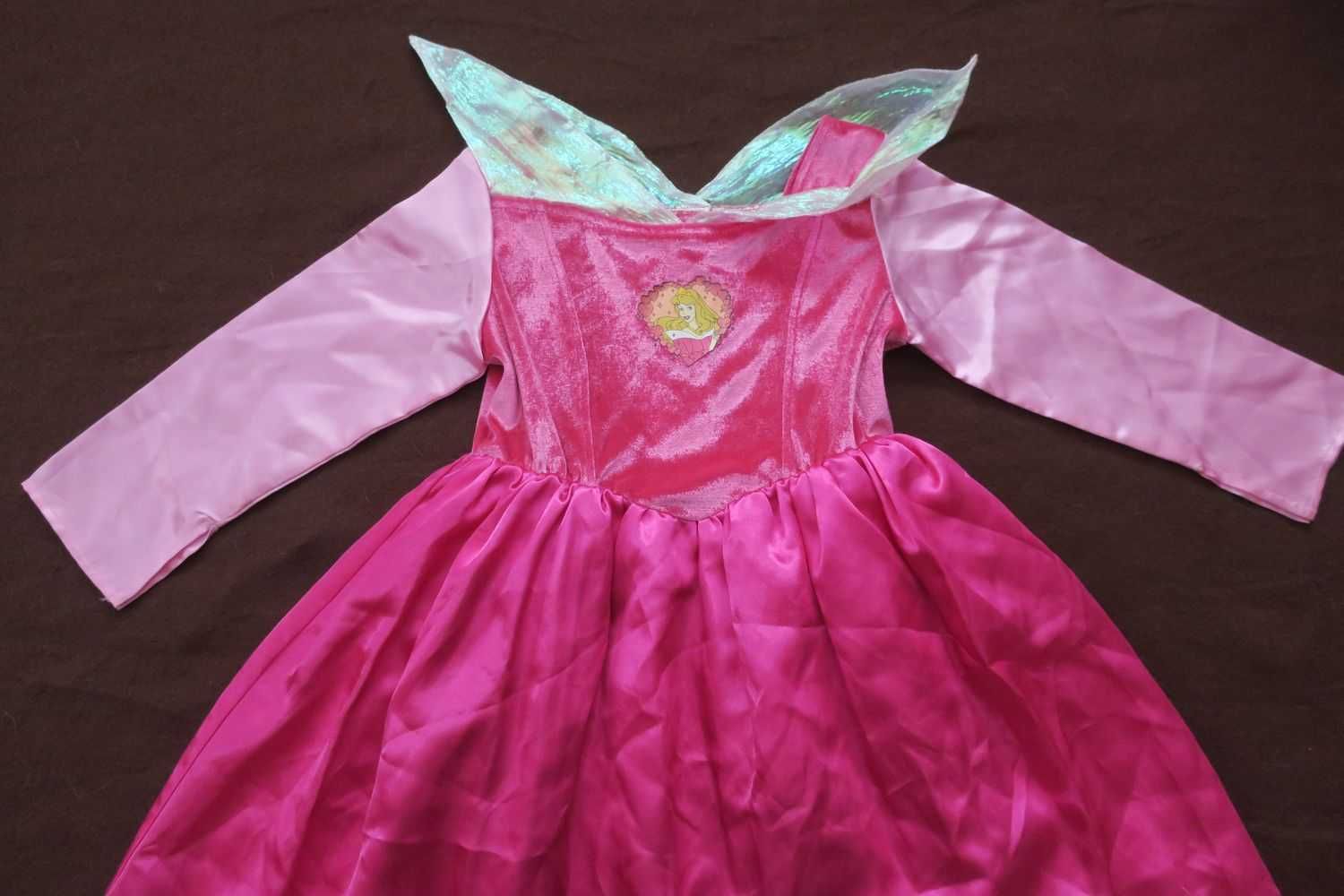 Sukienka karnawałowa księżniczka Aurora Disney r 116, 5-6 strój Aurora