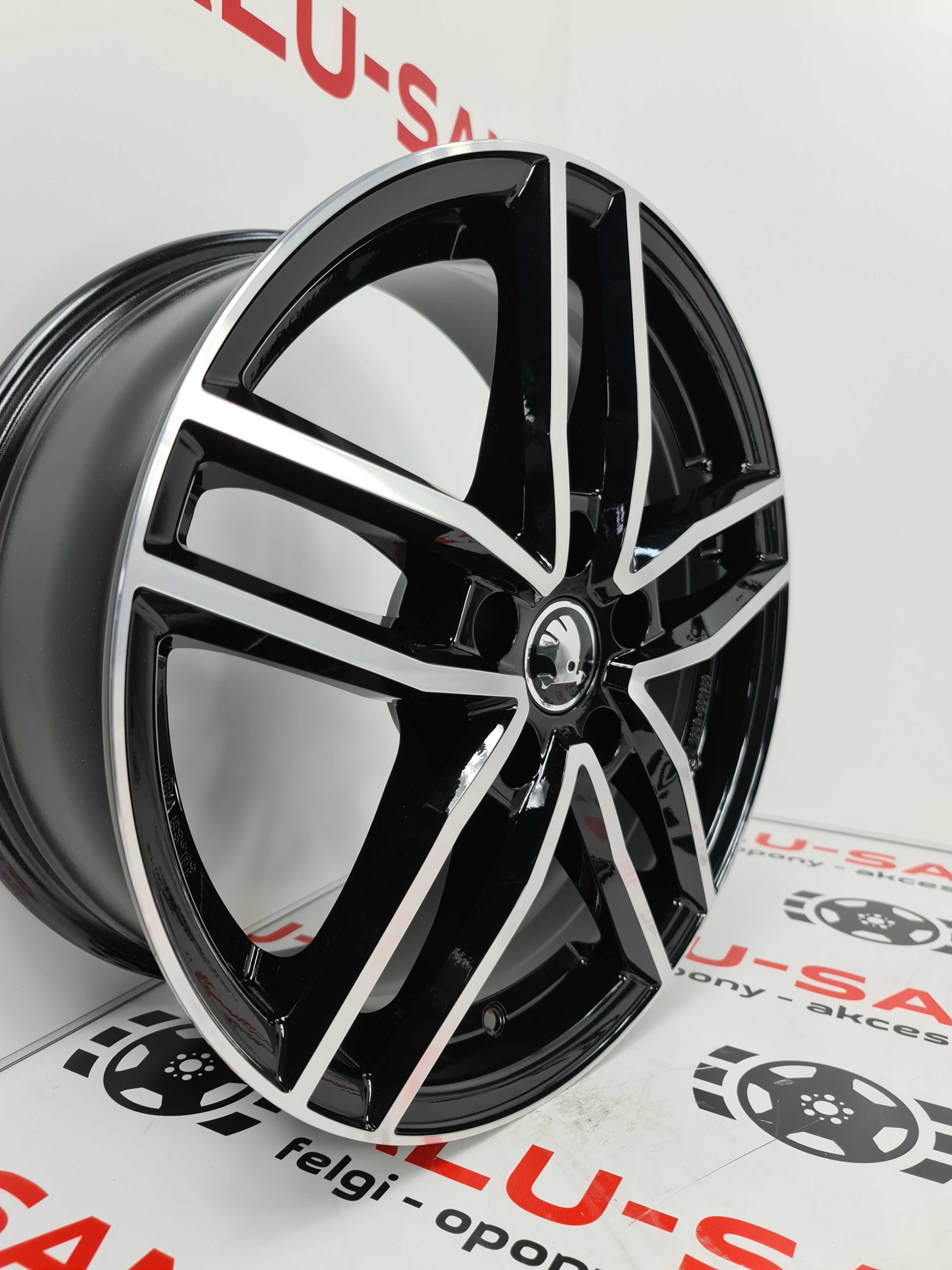 Nowe alufelgi SKODA 17" 5x112 SUPERB I 1 II 2 III 3 YETI Czarne