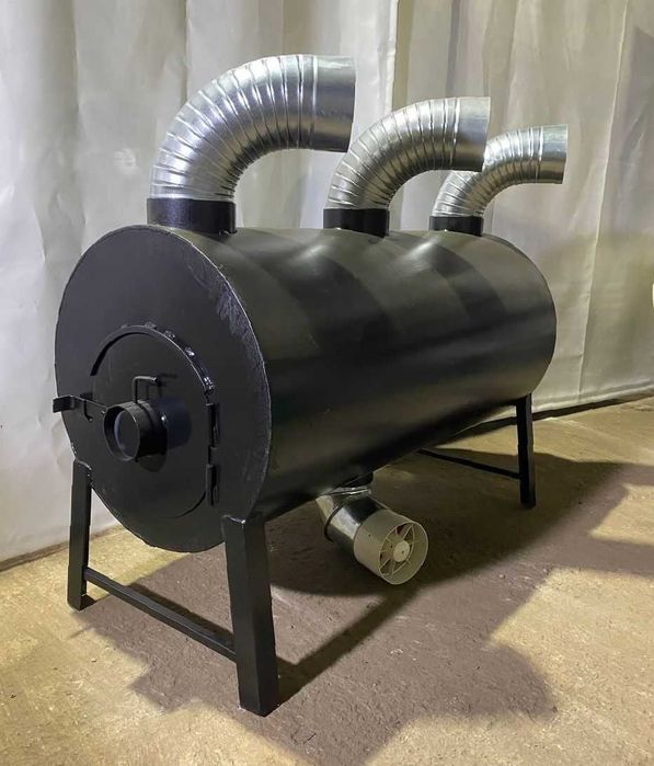 ДУЖЕ ЕКОНОМНА! ККД 90%! 1025м3! Піч Булер'ян Буржуйка / Печь Булерьян