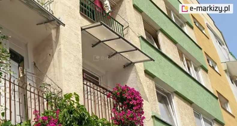 Daszek na balkon zadaszenie balkonu loggia poliwęglan