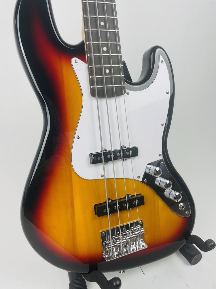 Harley Benton JB-20 gitara basowa tylu Jazz bass