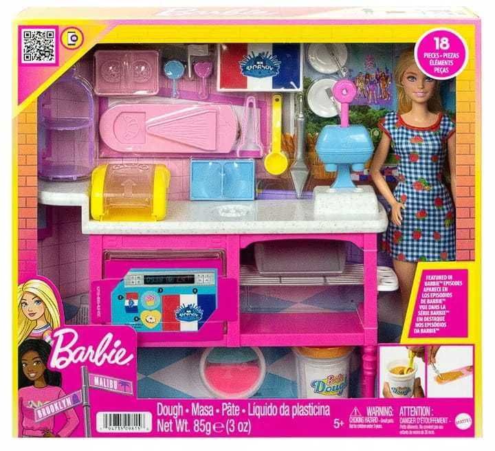 Barbie Ciastkarnia zestaw lalka + akcesoria HJY19.