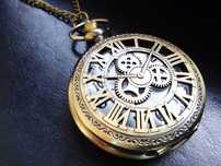 Steampunk Vintage nowy zegarek kieszonkowy na łańcuszku cyfry rzymskie