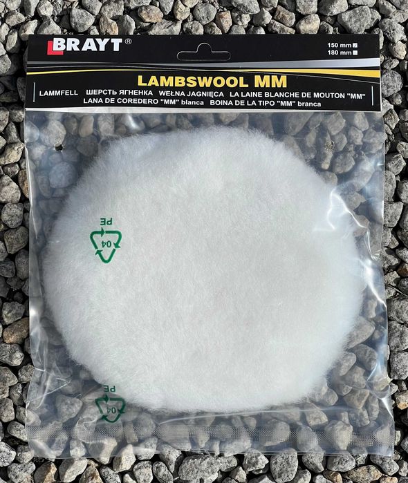 BRAYT futro polerskie 150mm white