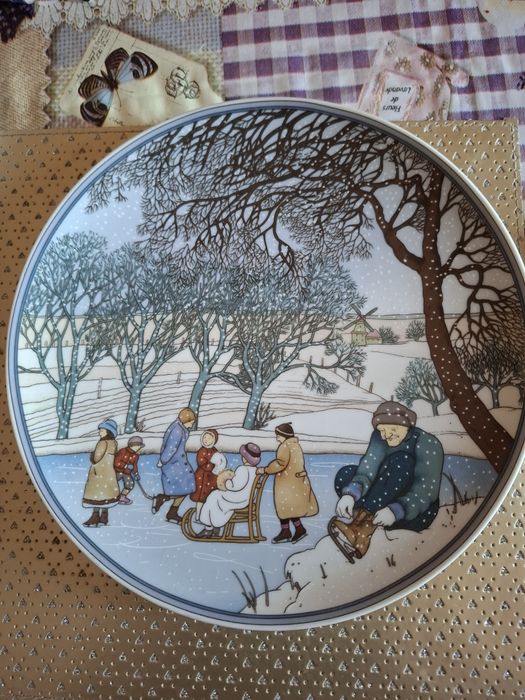 Talerz kolekcjonerski z serii Cztery Pory Roku