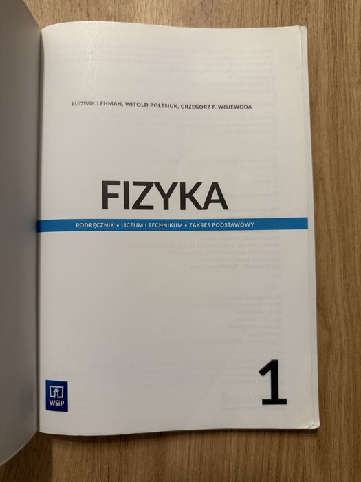 Fizyka 1 podręcznik