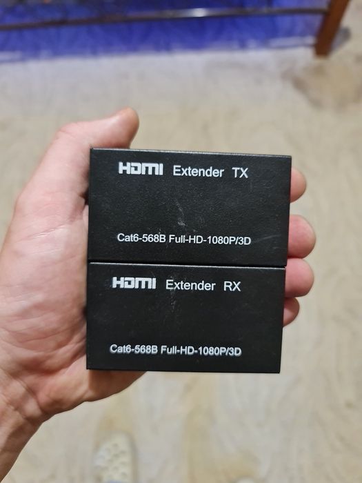 Удлинитель HDMI по одному кабелю витая пара до 60 метров, M-HD60A,