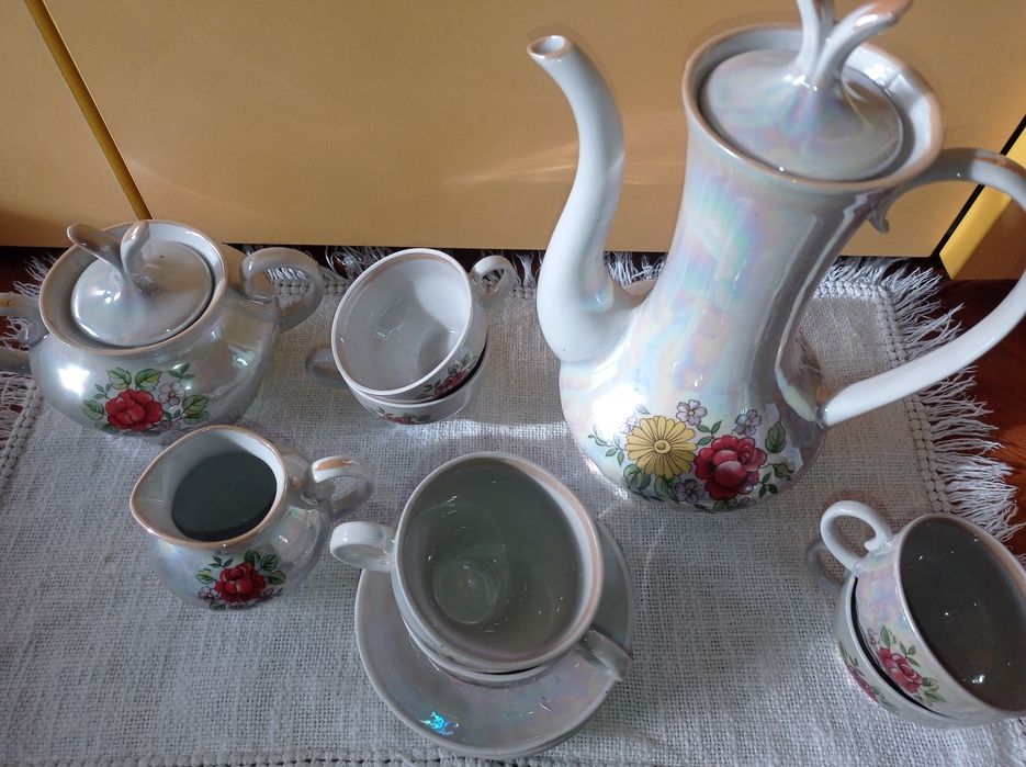 Сервіз кавовий старий радянський ссср антикварний вінтаж посуд для чаю