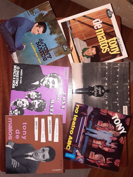 15 Vinis 45rpm Tony de Matos anos 60/70