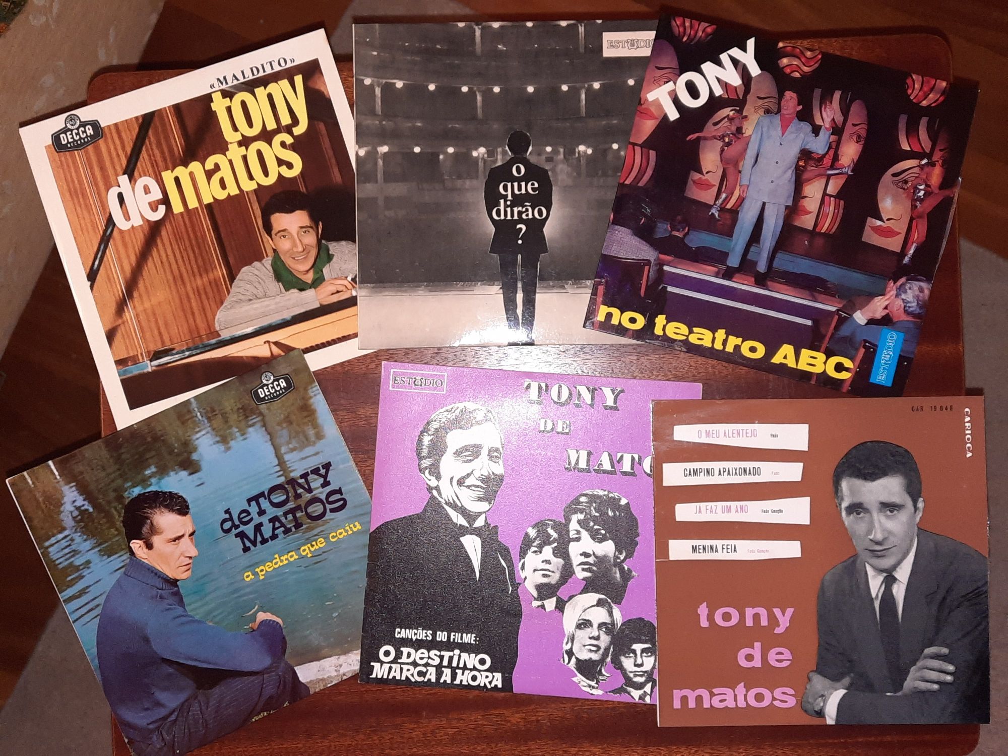 Vinis 45rpm Tony de Matos anos 60/70