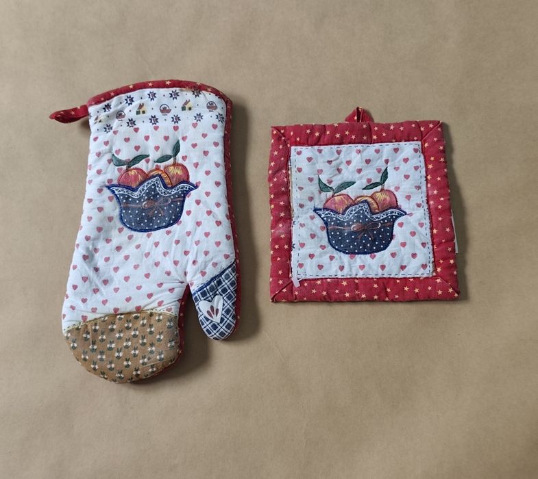 Conjunto Luva e Pega de Cozinha